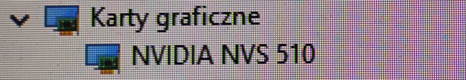 karta graficzna nVidia nvs510