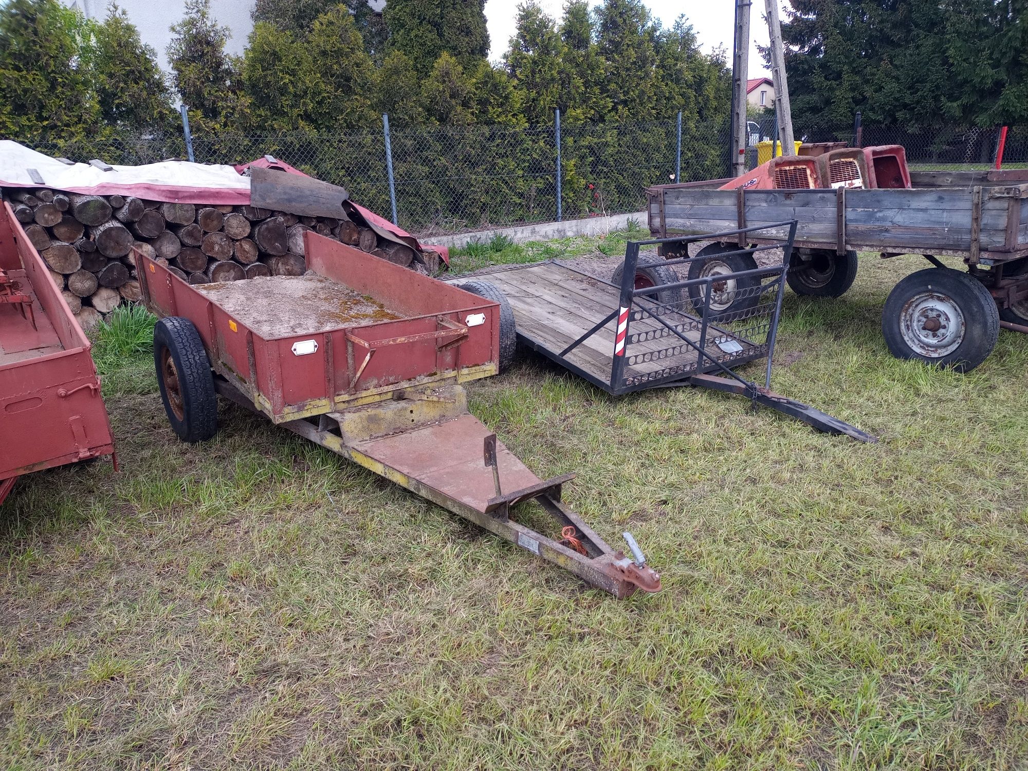 Przyczepka Przyczepa Wózek Quad Mf70 terra vari Dzik Ursus 308 traktor
