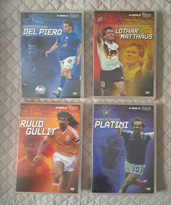 Deuses do Futebol DVD - Gullit, Platini, Mathaus, Del Piero