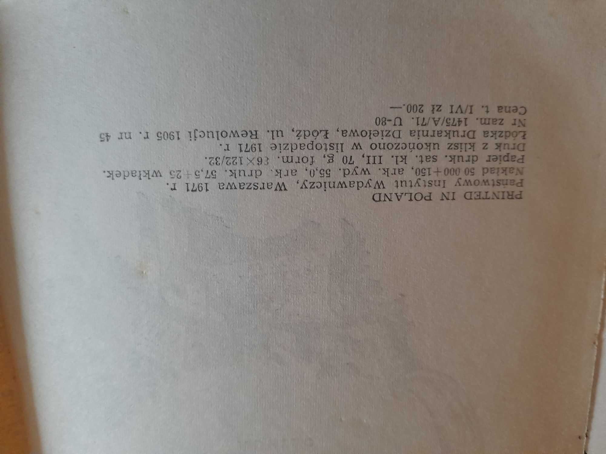 Potop i Pan Wołodyjowski H. Sienkiewicza 1971r