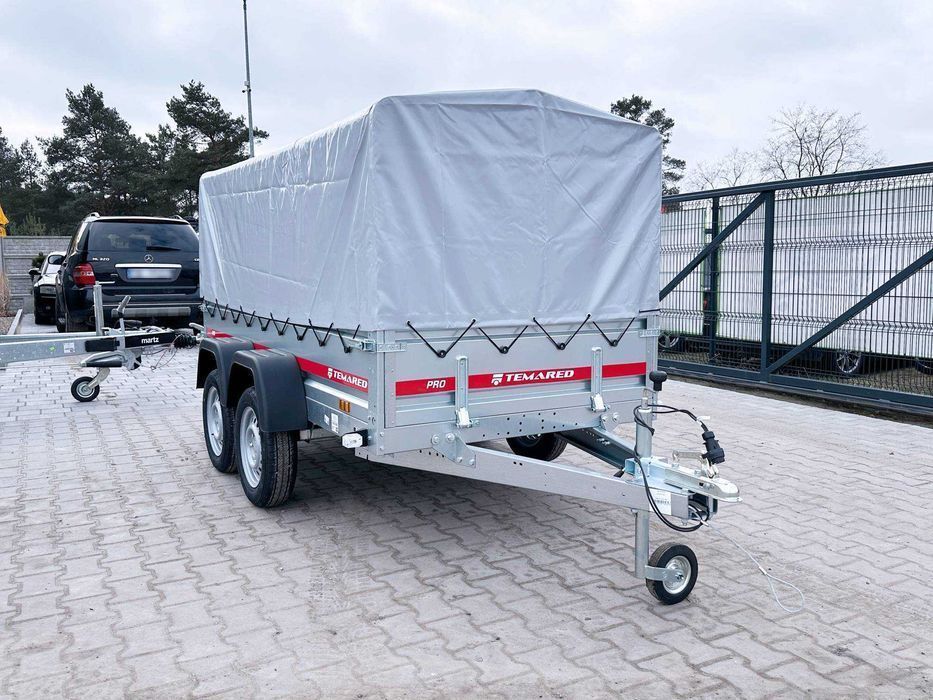 Raty 0% TEMARED PRO 2612/2 - przyczepka samochodowa z plandeką 80 cm