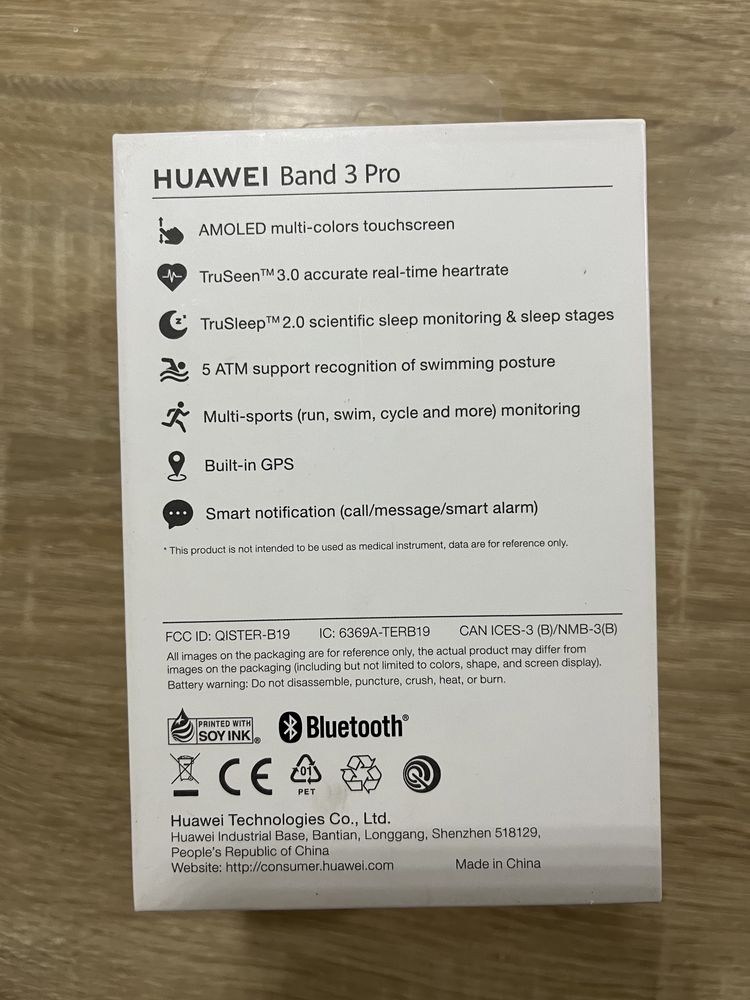 Smartband Huawei 3 Pro