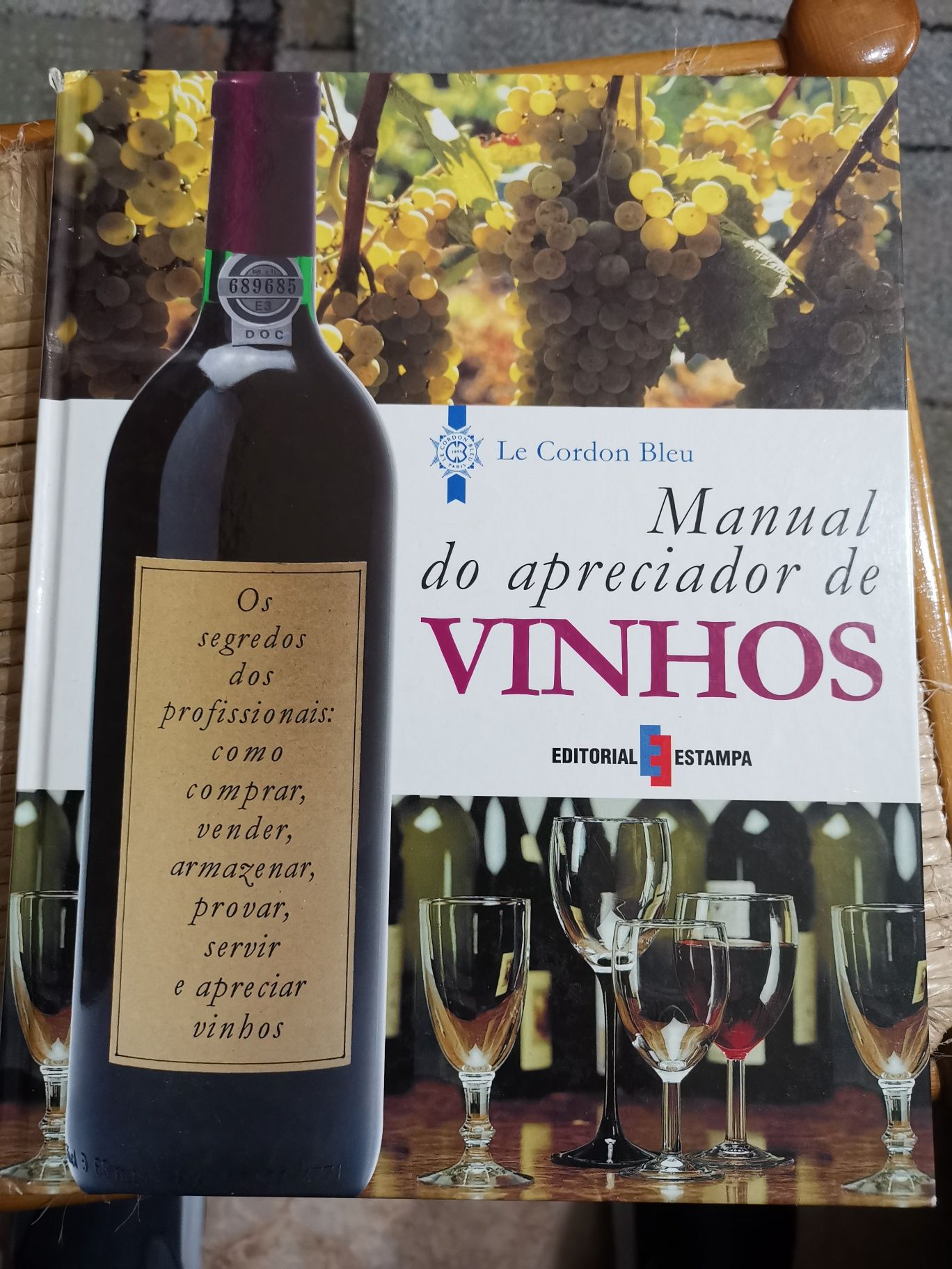 Livro Manual Apreciador Vinhos