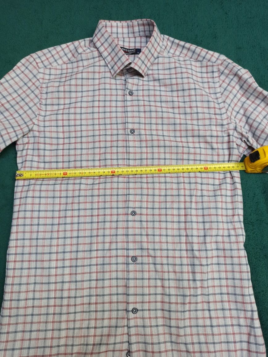 Koszula męska elegancka M, Massaro slim fit