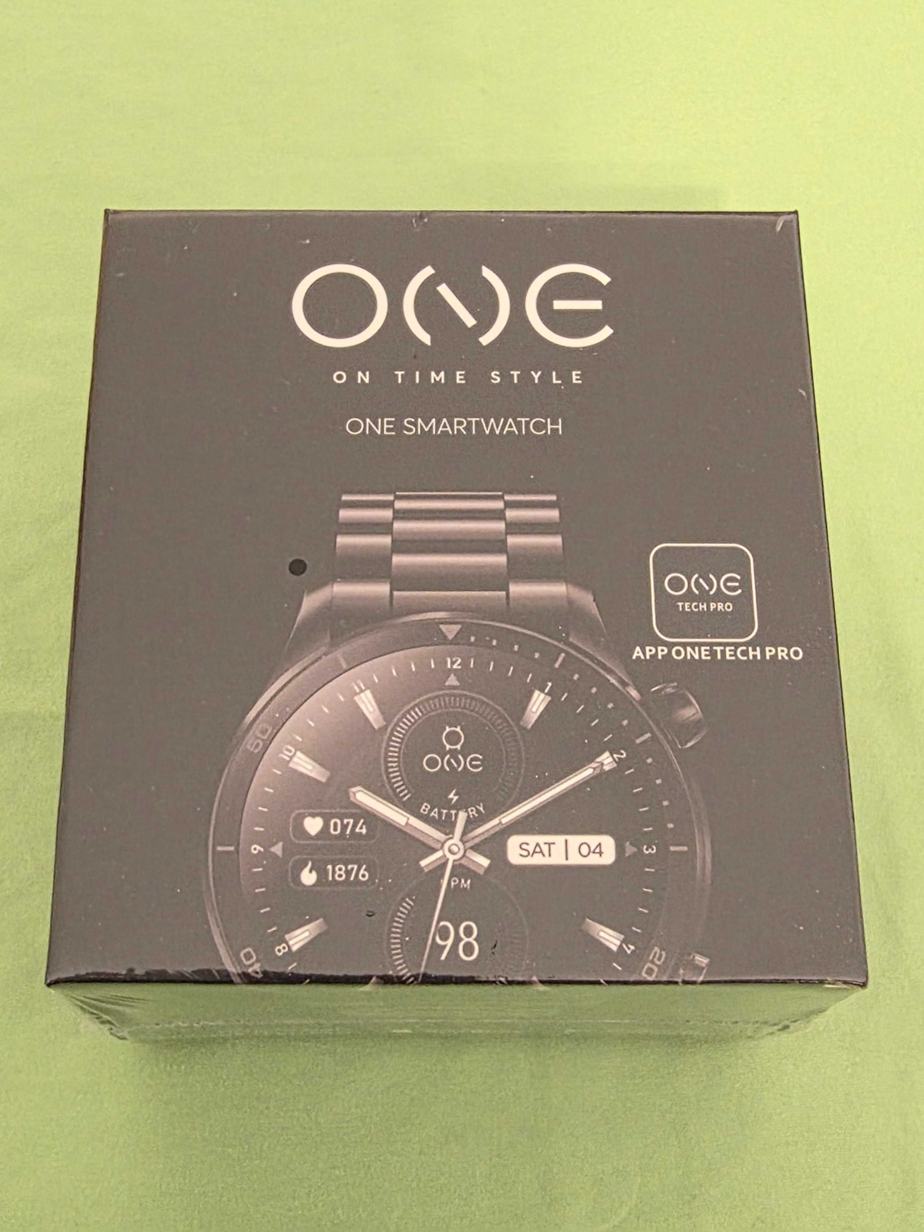Relógio Smartwatch ONE - Pulseira Metálica (novo e selado)
