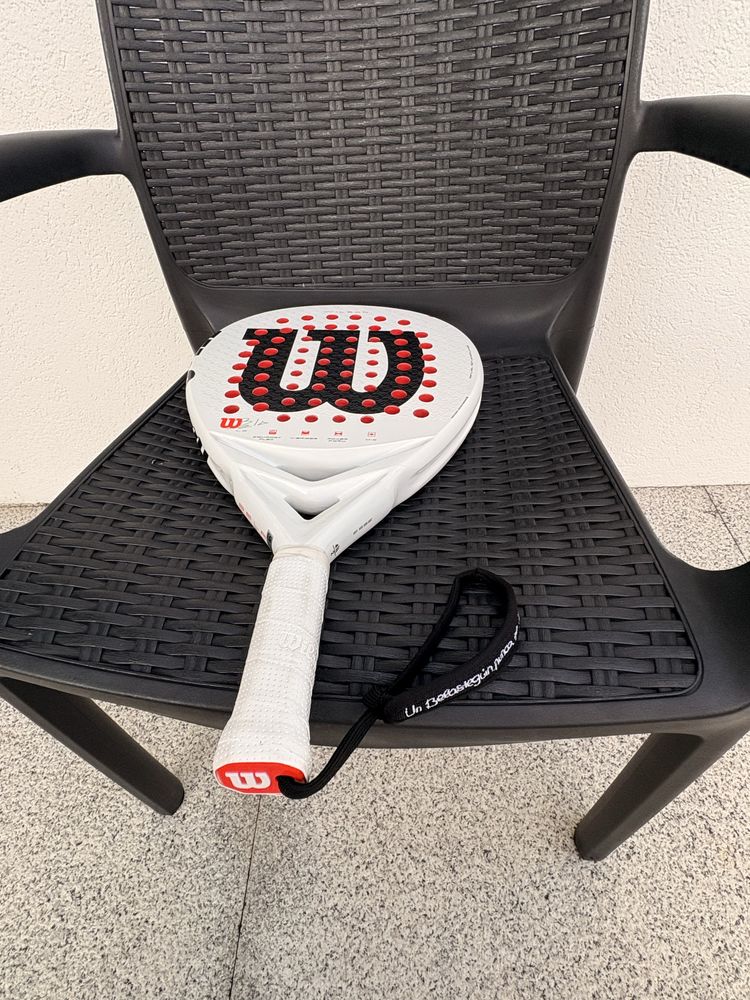 Wilson Branca Raquete de padel Bela LS V3