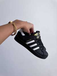 Чоловічі кросівки Adidas Superstar чорний 1489 ХІТ