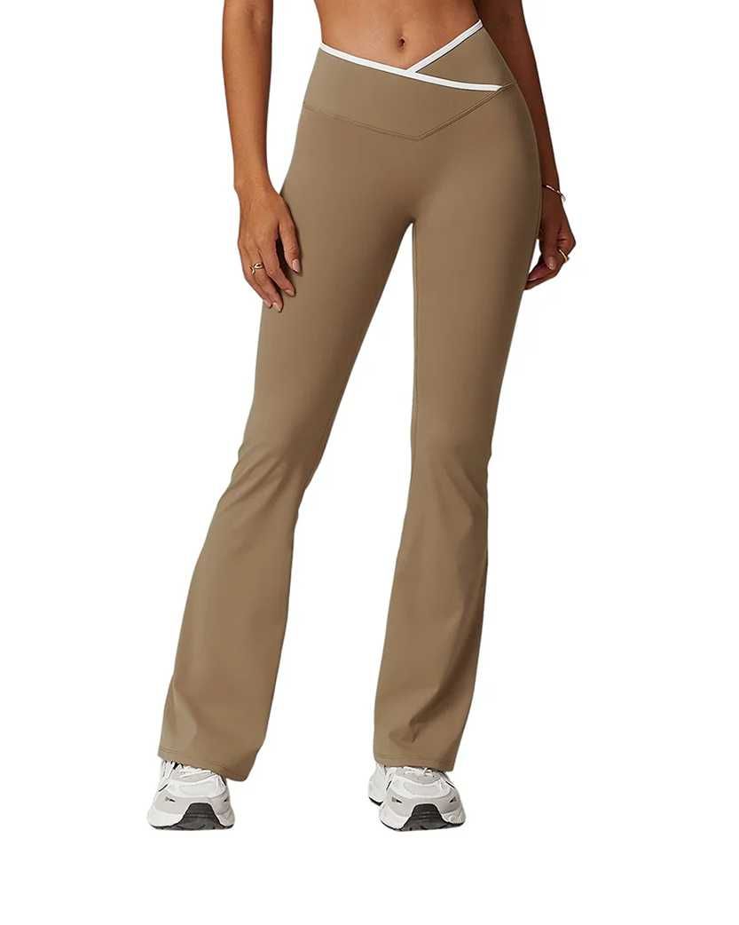 Штани спортивні Alo Yoga Contrast Line Pants Mocha Brown