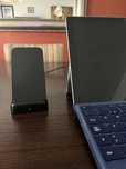 Carregador para iphone de secretária