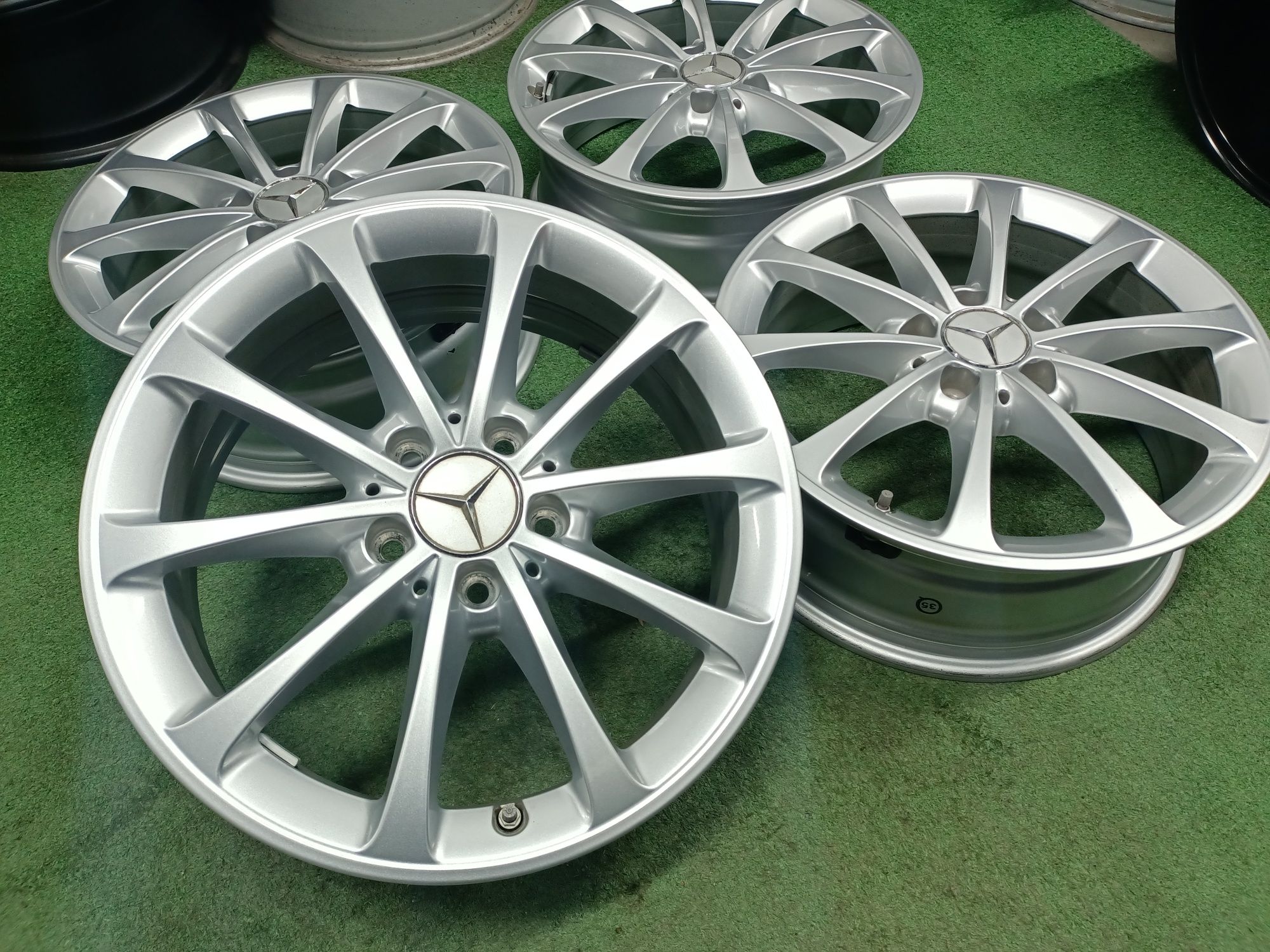 17" felgi 5x112 et44 Czujniki Oryginalne Mercedes A w177 B CLA C AMG