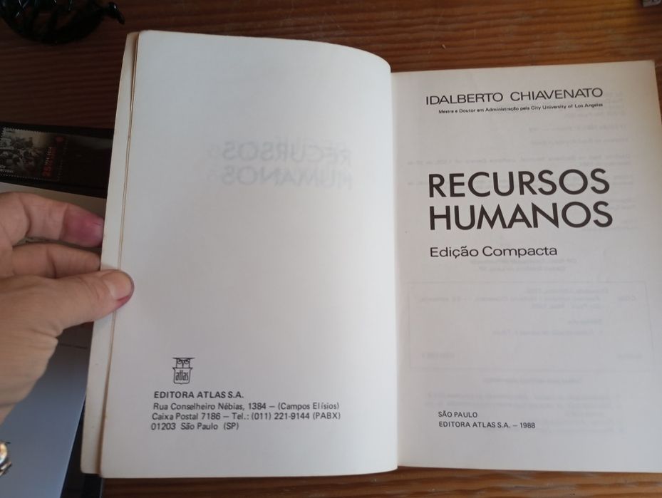 Recursos Humanos (Edição Compacta) - Idalberto Chiavenato edição Atlas