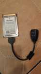 Karta rozszerzeń pcmcia lan ethernet