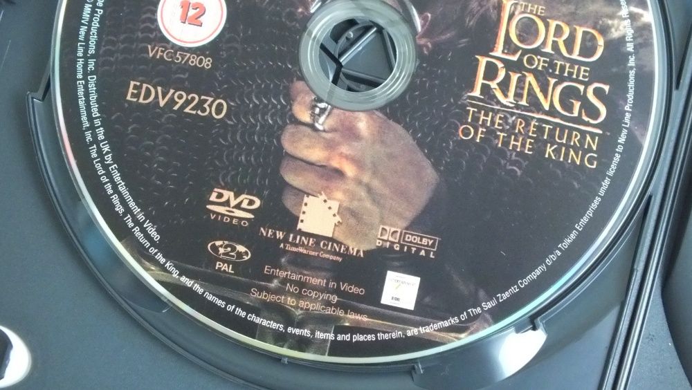 Оригинальные лицензионные DVD / VIDEO / The Lord of the Rings.