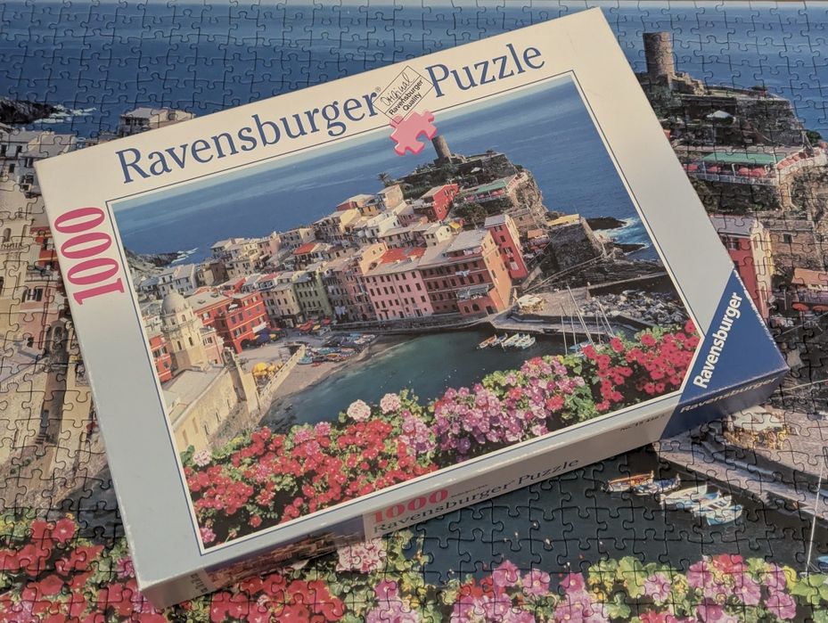 Puzzle Ravensburger Włoska Riwiera 1000 70x50cm