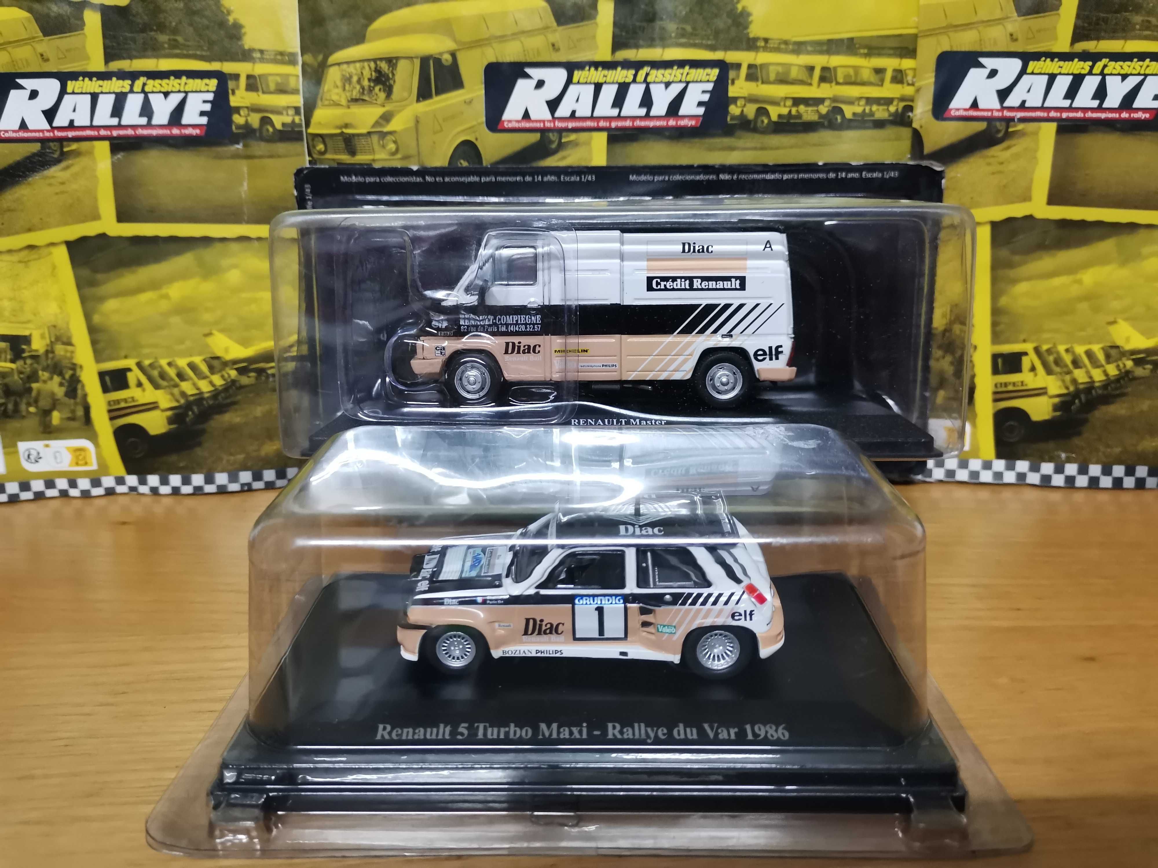 Renault Master + Renault 5 Maxi Turbo - Team Diac Escala: 1 43