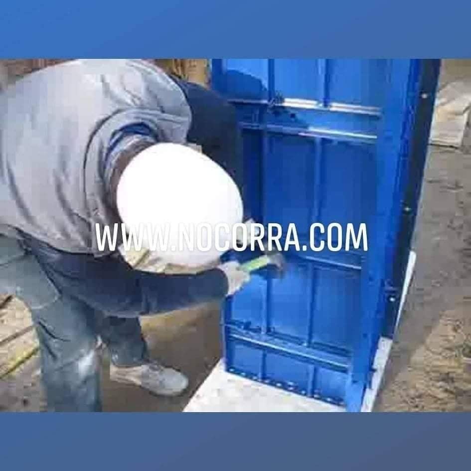 Cofragem pilares em chapa lacada