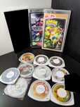 Conjunto de 12 jogos PSP em várias condições. 2 com caixa e manual.