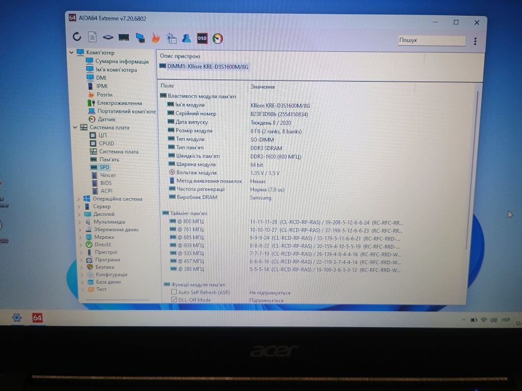 Ноутбук Acer ES1-311