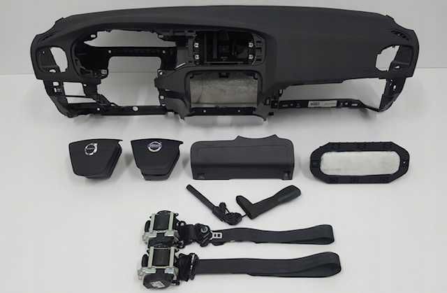 Volvo v40 tablier airbags cintos conjunto completo!
