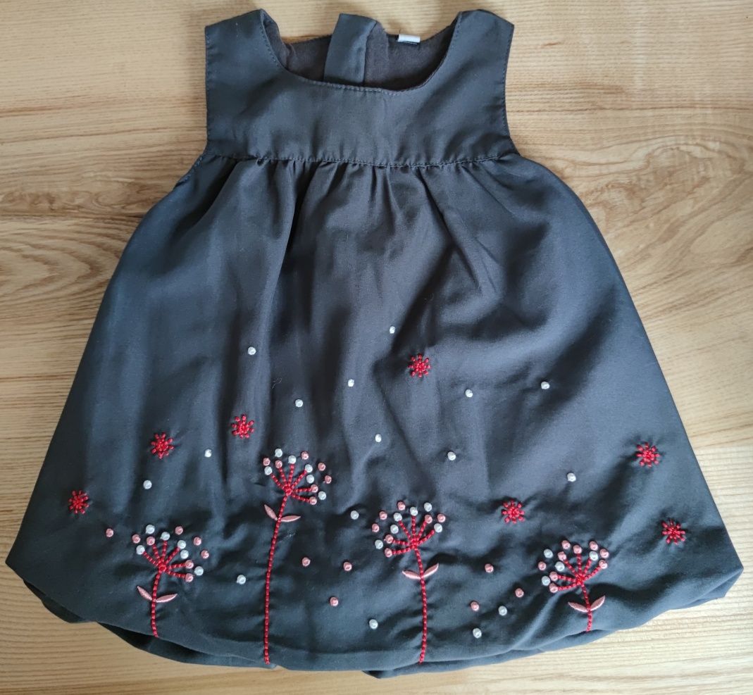 Sukienka dla dziewczynki bombka 6 miesięcy