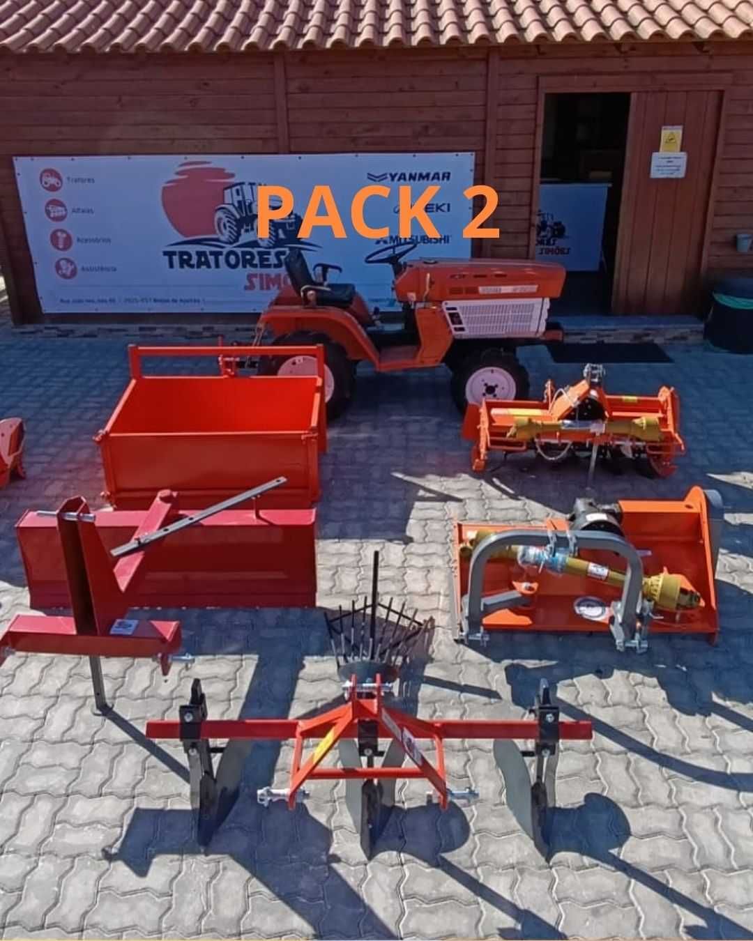 Pack Verão Kubota B1200 4x4 + 6 ALFAIAS