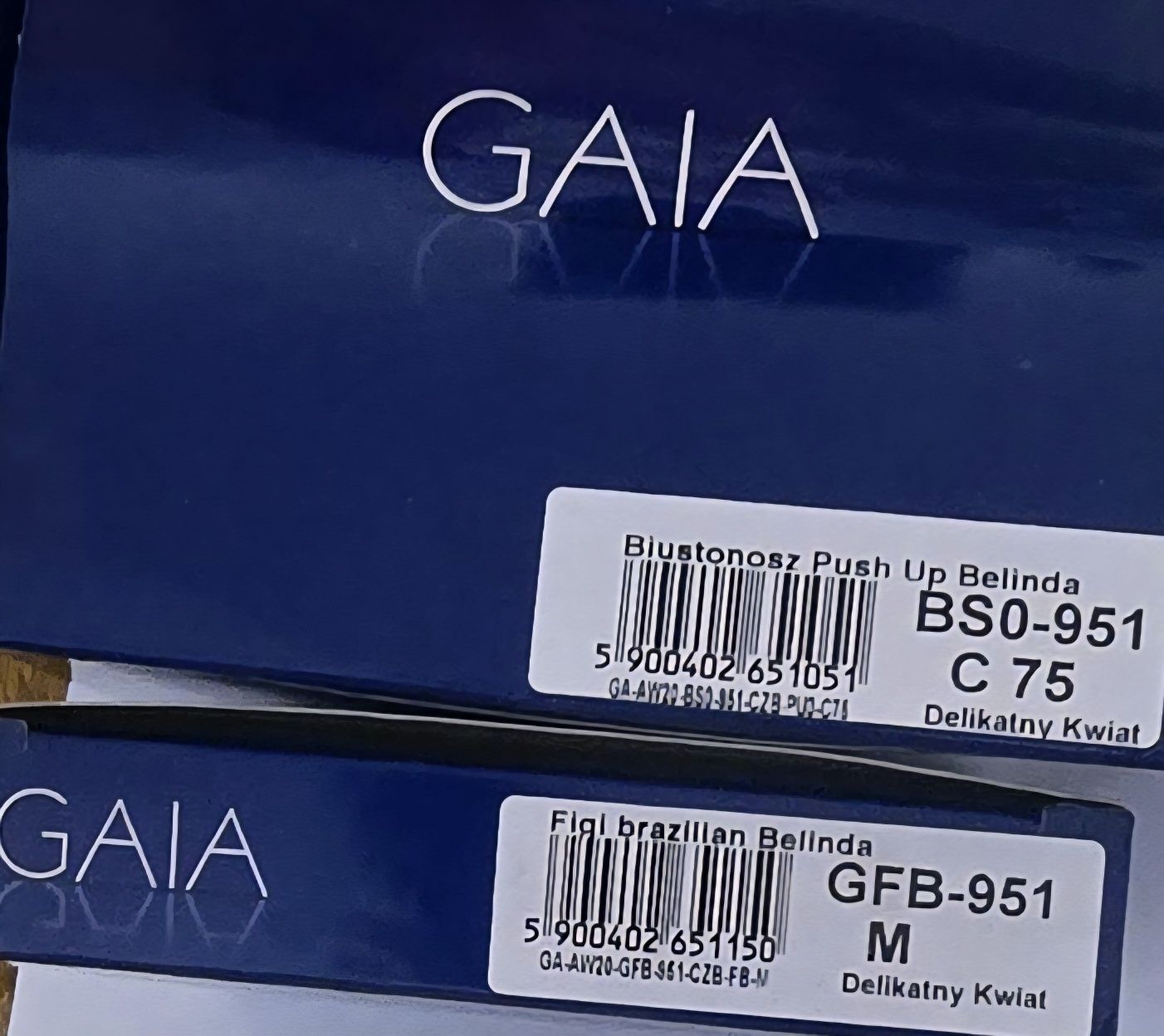 Komplet bielizny firmy Gaia cena 100 zł .