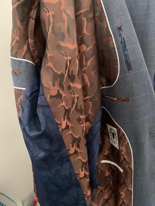 Garnitur: marynarka kamizelka spodnie tanio