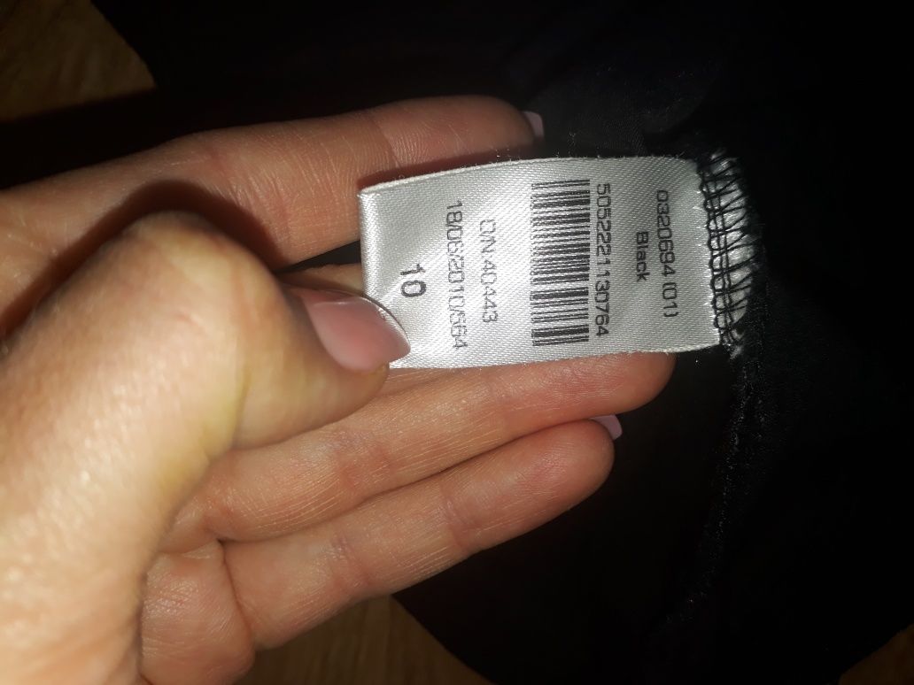 Sukienka Mini mała czarna paski siateczka sexi xS s
