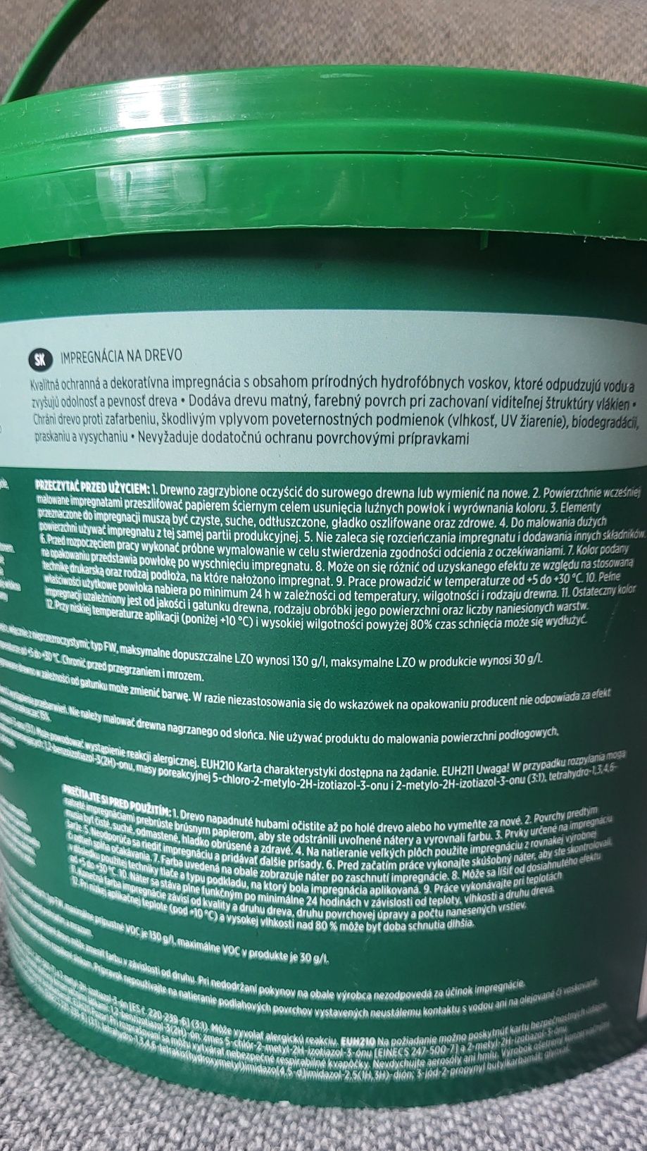 Impregnat do drewna 5L Kolor Palisander