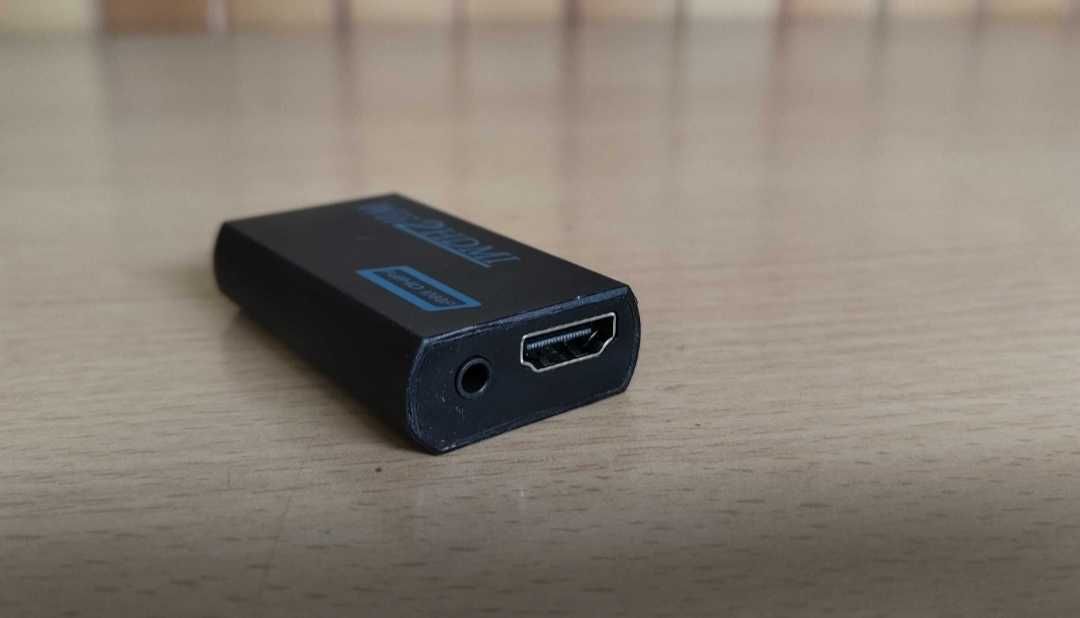 Adaptador para ligar a Nintendo Wii à TV por HDMI