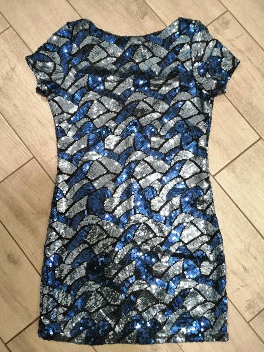 Sukienka hit karnawałowa cekiny błyszczącą