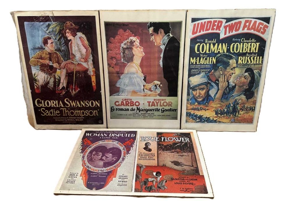 cartazes ou planfletos de cinema antigas