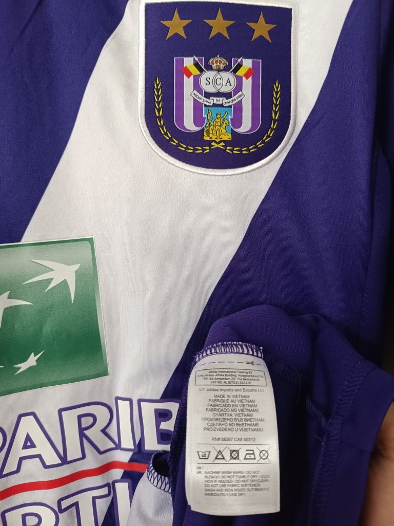 Koszulka RSC Anderlecht #26 2014/15 Home Adidas Climacool Roz. M