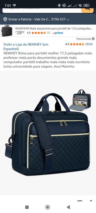 Bolsa para estudante/computador NOVA