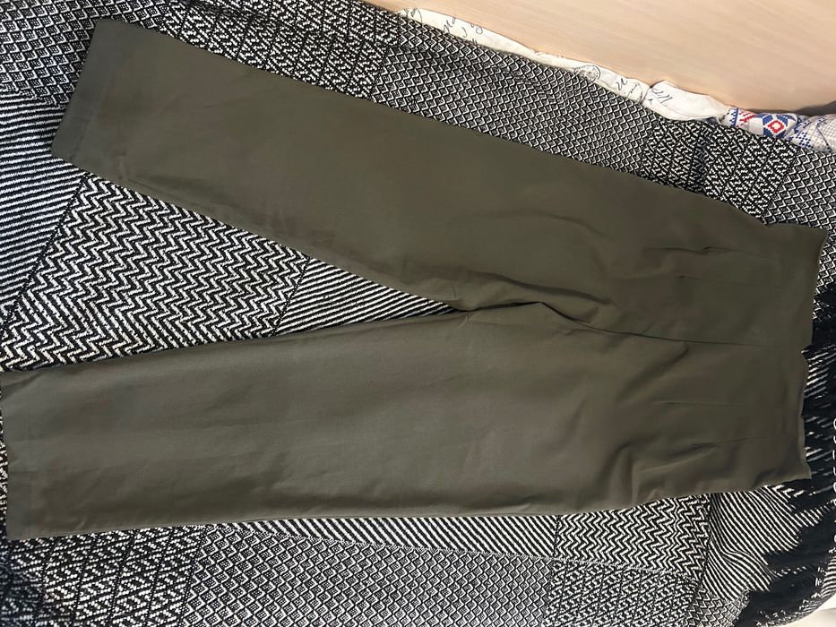 Брюки палацо хакі Cropp