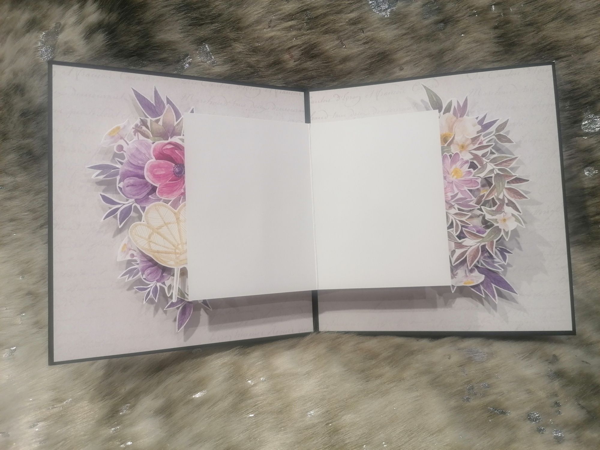 Album na zdjęcia z kartką diy
