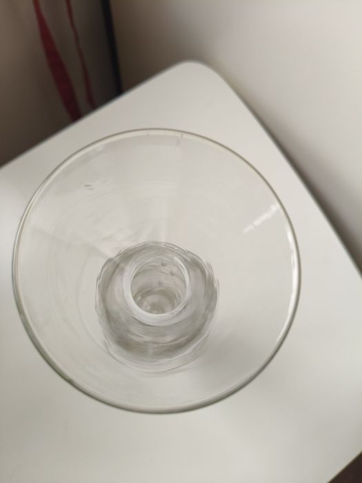 Szklany wazon kwiaty