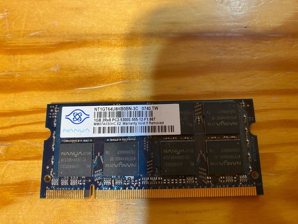 Pamięć RAM do laptopa 1GB DDR2 SODIMM