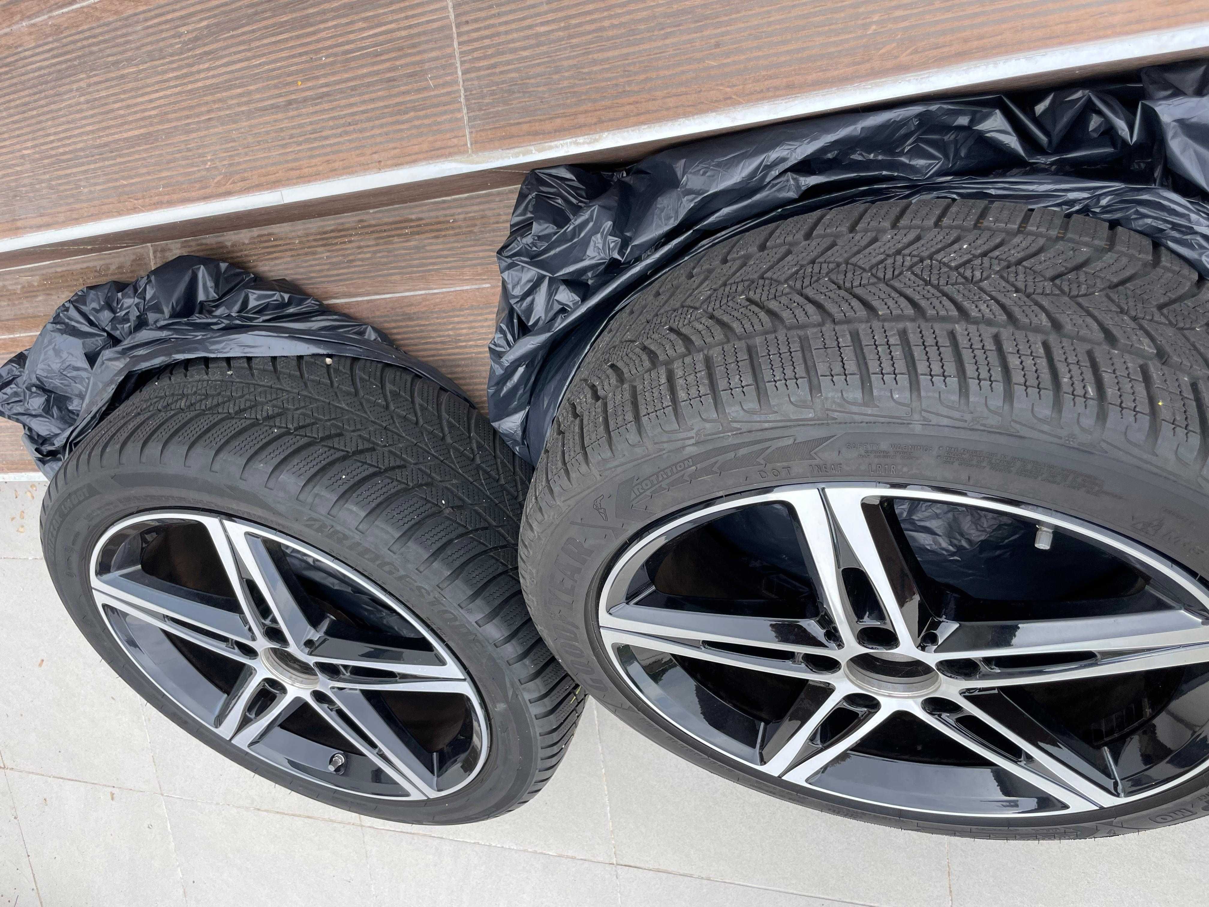 Jantes Mercedes 18” com pneus de inverno novos