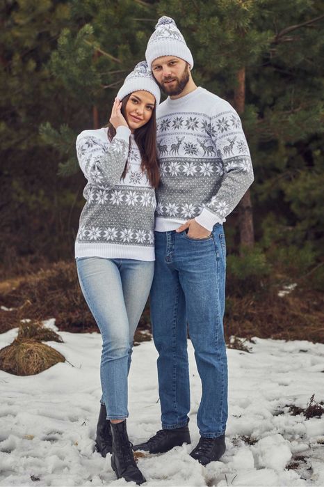 Новорічні светри Family Look, Сімейні Дитячі, Жіночі, Чоловічі, вовна