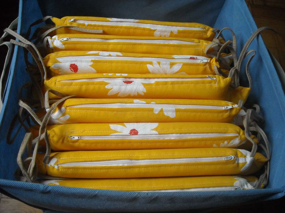 Almofadas cochins para cadeiras