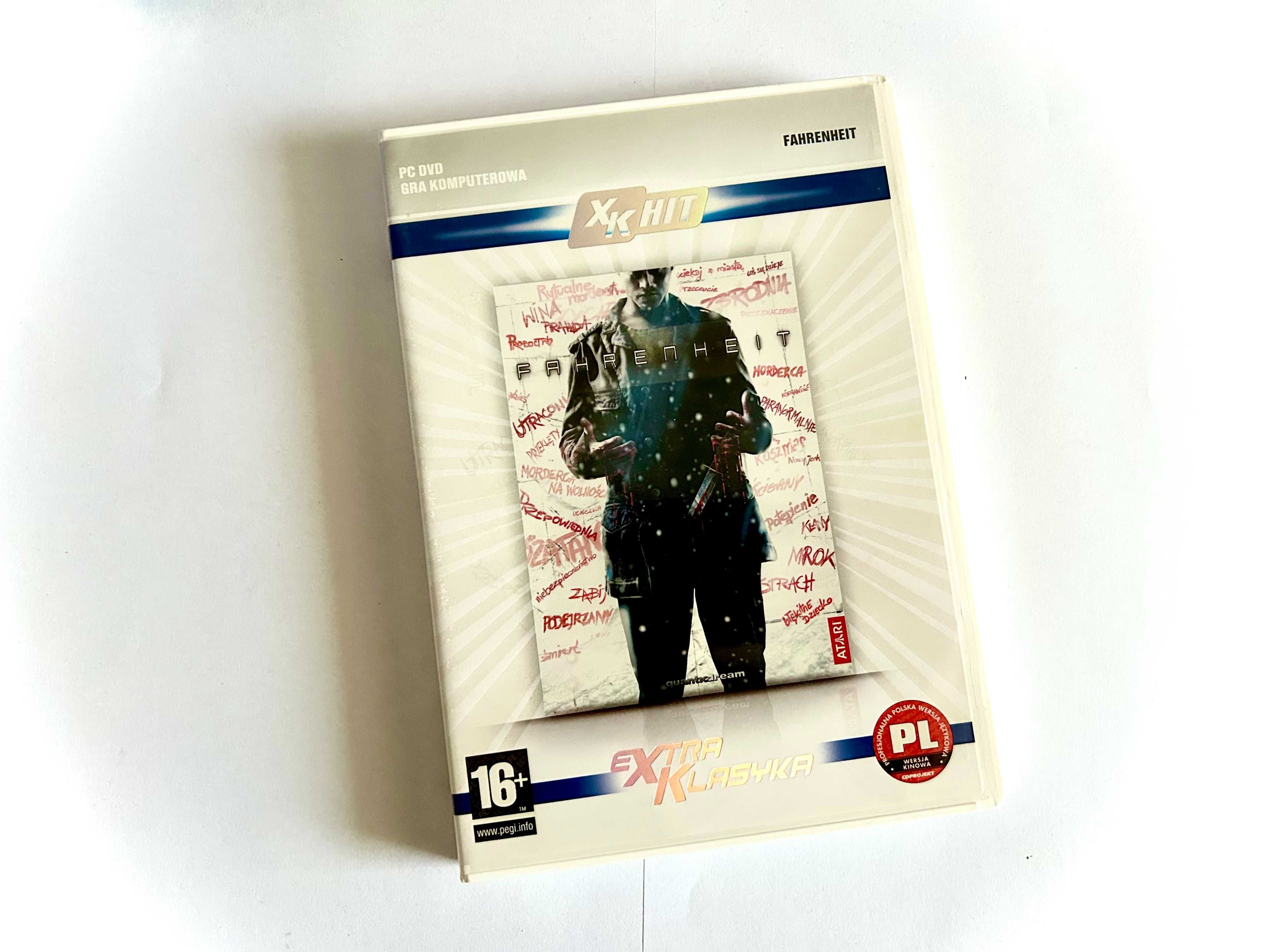 Fahrenheit  gra PC PL 6/6 BEZ RYS !!! 1xDVD-ROM PL