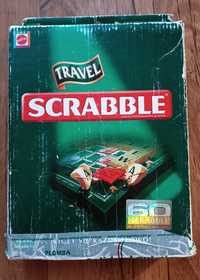 Scrabble Travel PL Wersja podróżna ORIGINAL Kompletne Gra planszowa