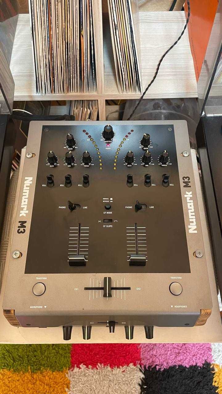Вініловий Dj комплект (Monacor djp-120, SoundLab DL-P1R, Numark M-3)