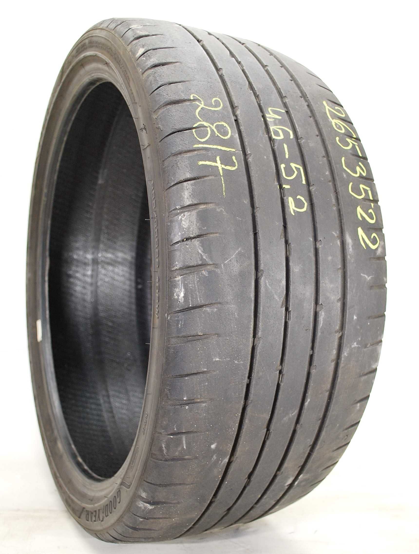 2x 265/35 R22 XL Goodyear ASM3 opony letnie 5 mm / montaż