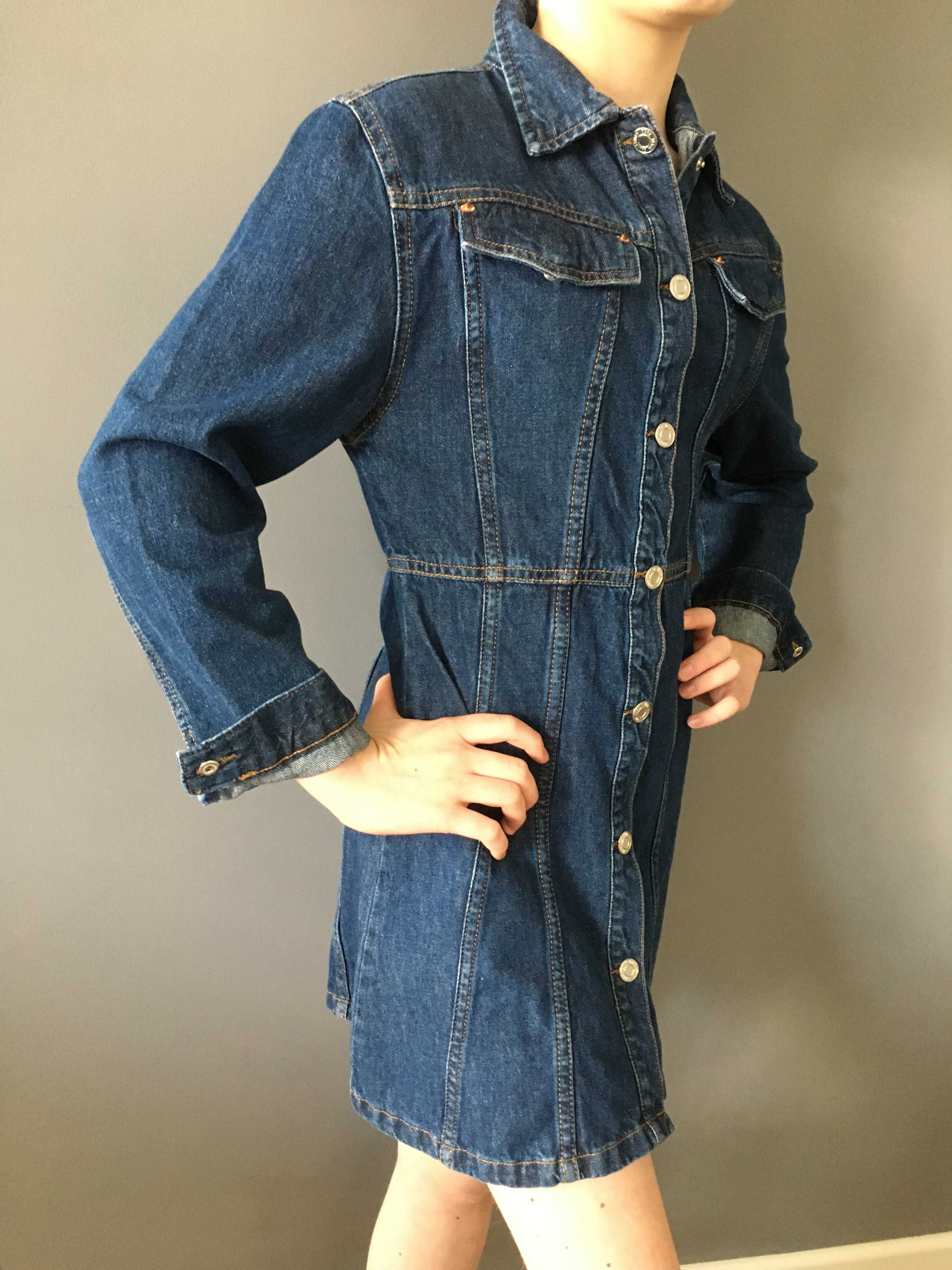 Sukienka jeansowa Zara rozm. 152 (11-12 lat)