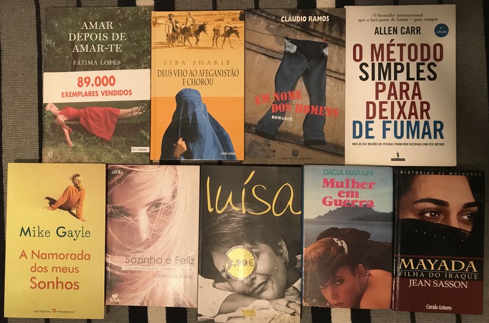 Livros Best Sellers 2€ cada