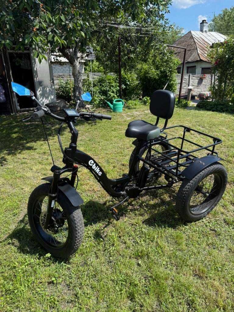 Ebike Trike 20” – 1000W для міста і дачі / Вдосконалена модель