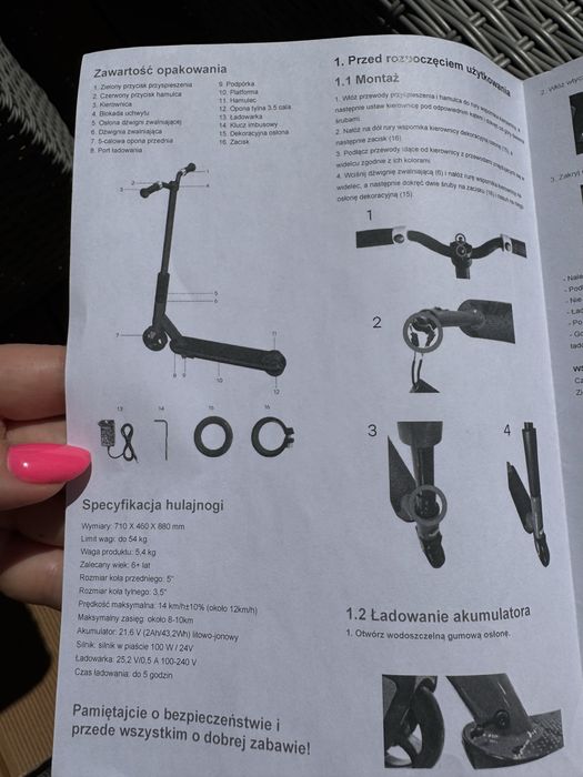 Hulajnoga elekryczna Lexgo U4