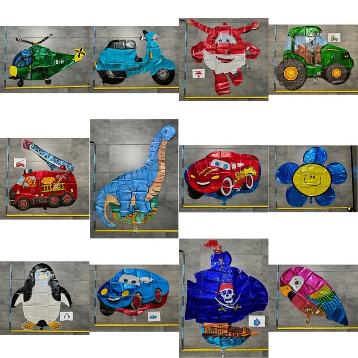 Нові фольговані кулі для гелію.